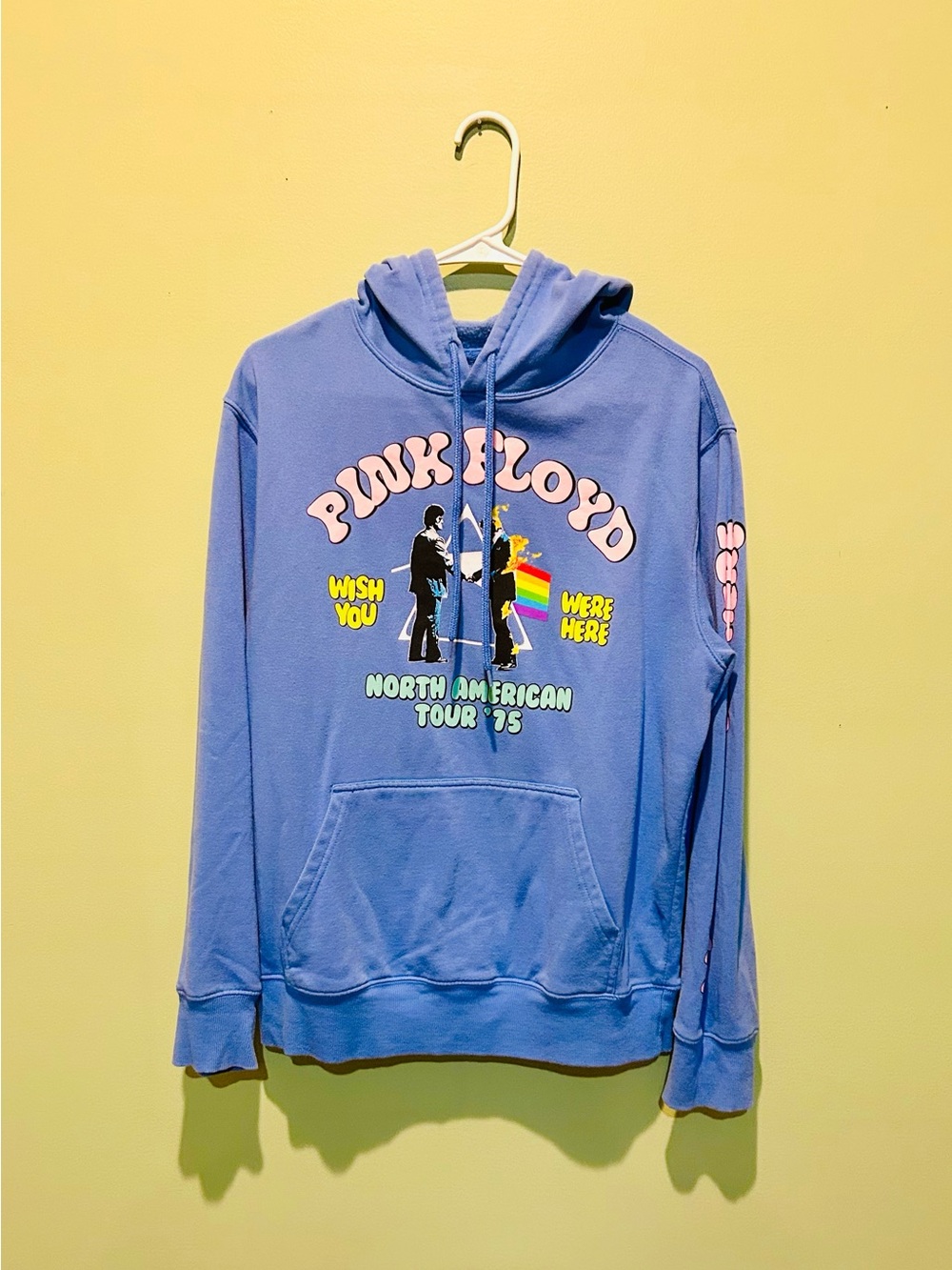 Pink Floyd Lavender Graphic Tour Hoodie